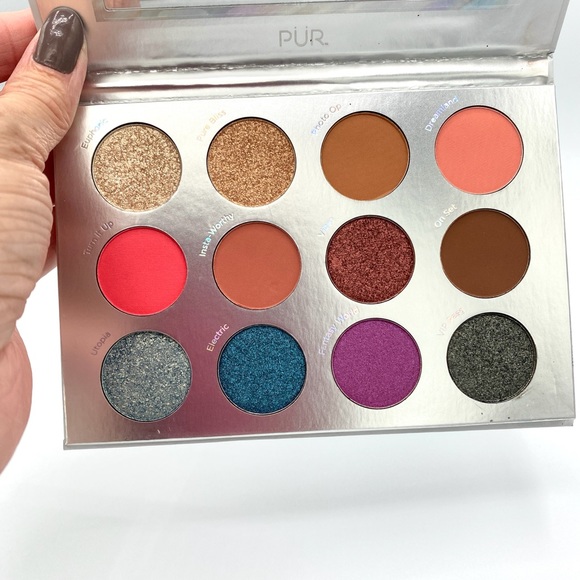 PUR, Eye Shadow Festival 2.0- 12-Piece Pressed Pigments Palette New - Picture 3 of 5